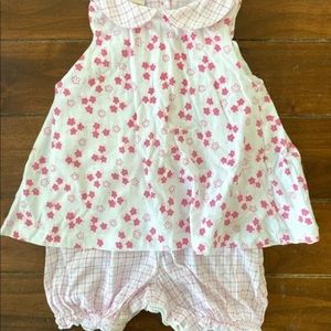 Sweet Potatoes Boutique Floral Romper 9 Mo NWT